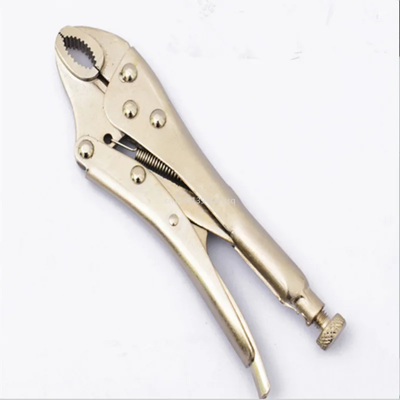 

Locking Pliers 220mm/10" Straight Jaw Gourd Mouth Lock Mole Plier High Carbon Steel Wear Resistant Vise Grip Clamping Hand Tools