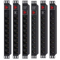 industrial pdu cabinet power 2m extension socket 8bit germanyfrench outlets plug anti thunder overload protection 19in
