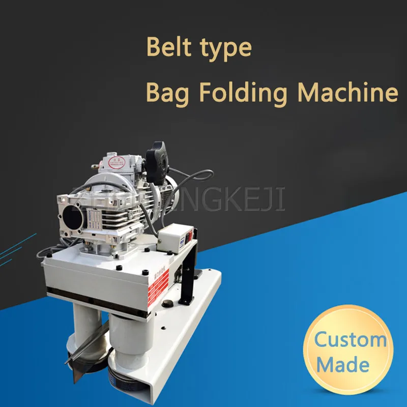 

Leather Bag Mouth Folding Machine Woven Bag Paper Bag Factory Warehouse Packing Bag Fully Automatic Sealing Sewing Equipment