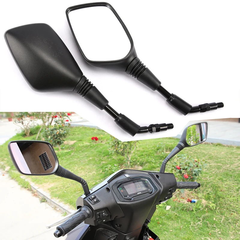 

10mm Electric Motorcycle Rearview Mirrors,For SUZUKI UU125T-2 UY125T , Rear View Mirrors Back Side Increase