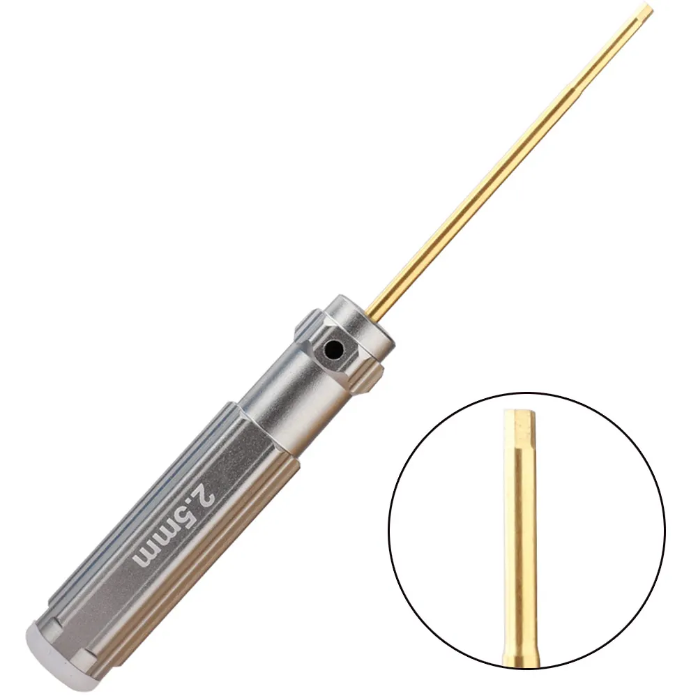 

1PCS Hex Screwdrivers Key Driver Tool Set 1.5mm 2mm 2.5mm 3mm for RC Hobby Model Car/Heli HSP Alloy Aluminum Tools Kits