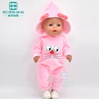 Кукольная одежда для новорожденных 43 см и американских кукол, очень мягкая, милая детская одежда для ползания из мультфильма