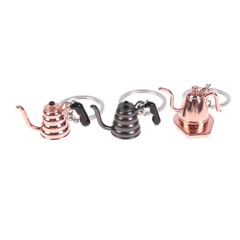 Espresso Coffeeware Accessories Keychain Gift Coffee Machine Handle  Pitcher Keyring Portable Creative Barista Coffee Tamper