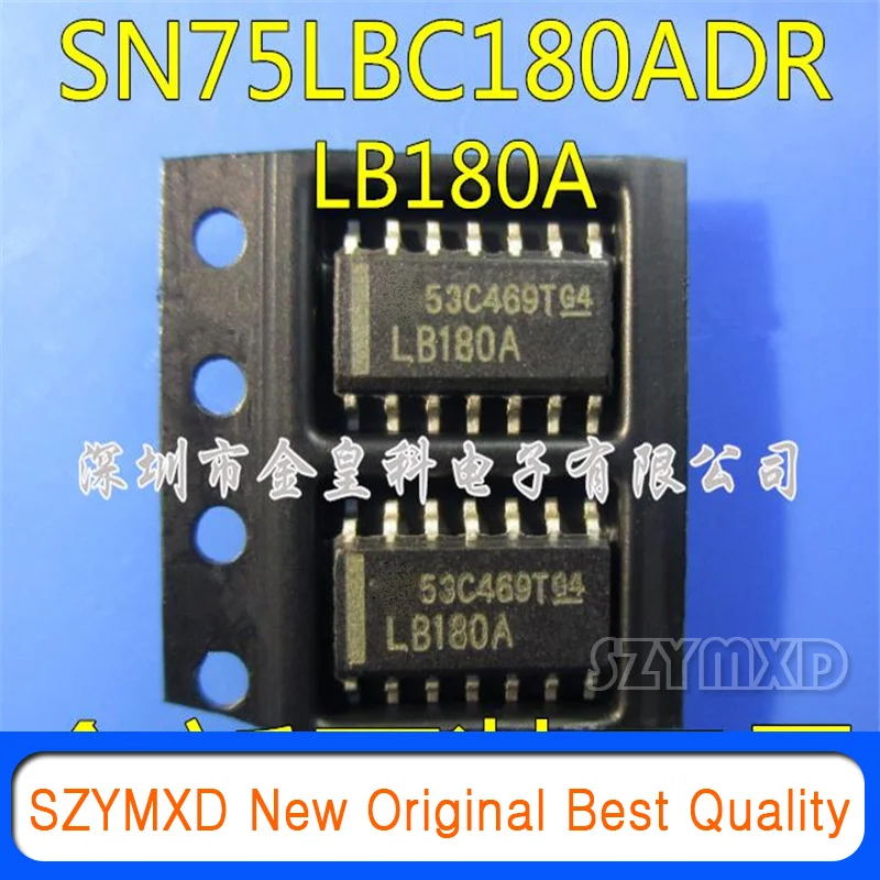 

10Pcs/Lot New Original SN75LBC180ADR Silk Screen LB180A SOP-14 75LBC180 SOP14 Chip In Stock