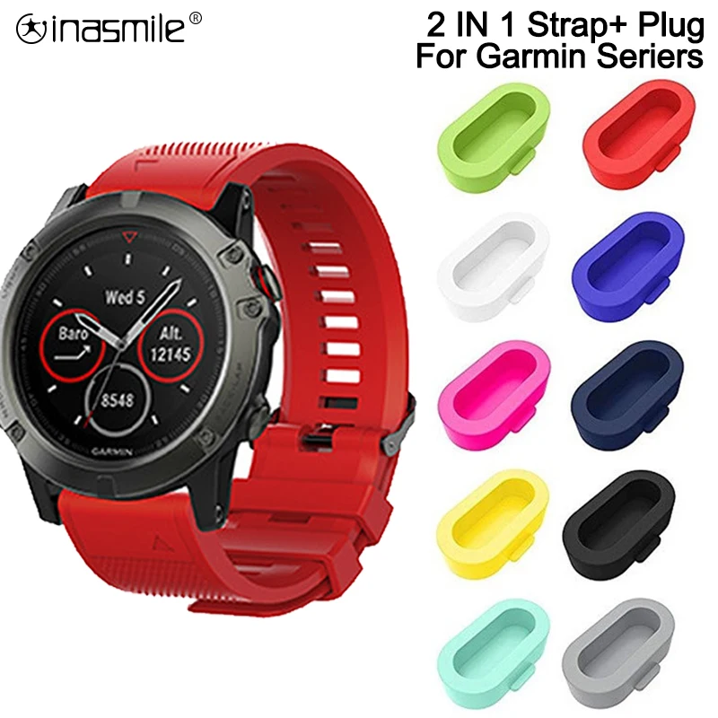 Легкий ремешок для часов 26 мм garmin Fenix 5Xplus 6X 3 3HR Quick Release wirstband 20 5S 6Spro 22 силиконовый 5