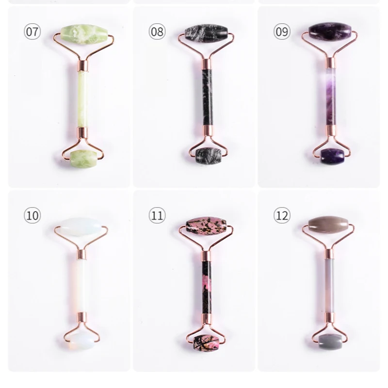 

Natural Jade Roller Body Neck Facial Gua Sha Massager For Face Anti Cellulite Stone Massage Beauty Slimminng Skin Care Tool