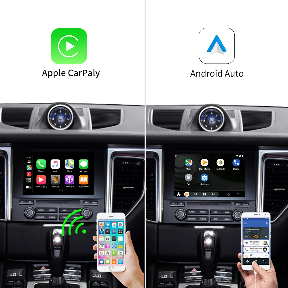 Carlinkit 718/911 Mirrorlink мультимедийный плеер беспроводной для Porsche Carplay Macan Panamera Cayenne Android