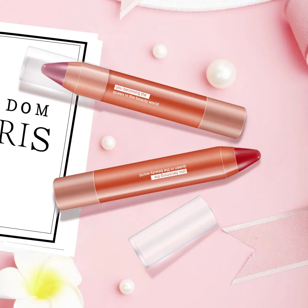 Новинка 6 цветов профессиональная красная матовая губная помада нюдовая