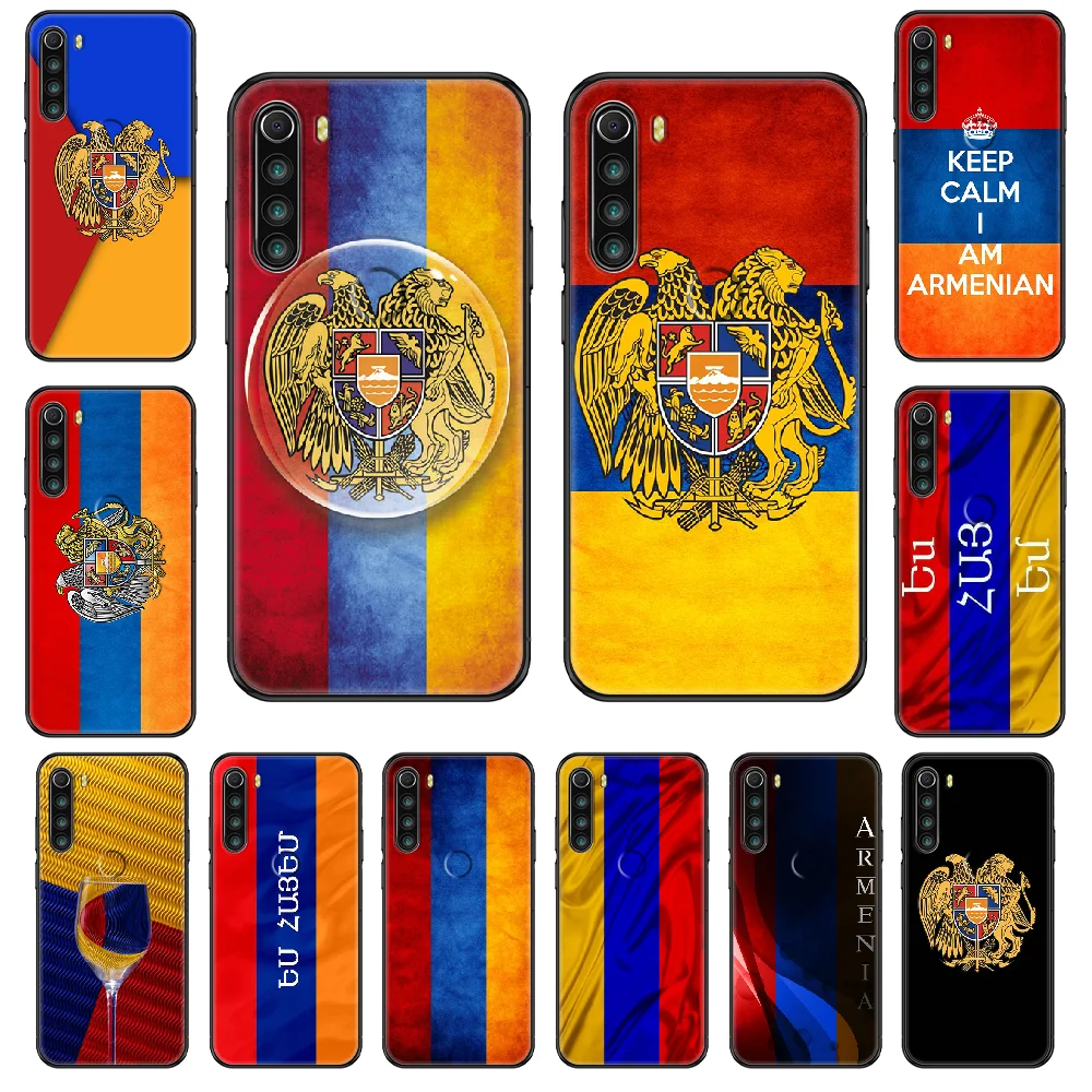 С флагом Армении чехол для телефона Xiaomi Redmi Примечание S2 на возраст 4 5 6 7 8 а X Plus Pro
