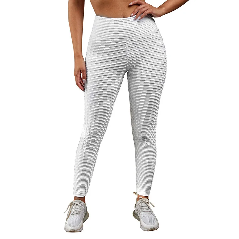 

New peach fitness pants concave convex fabric Yoga Pants sports Leggings fitness pants Yoga women