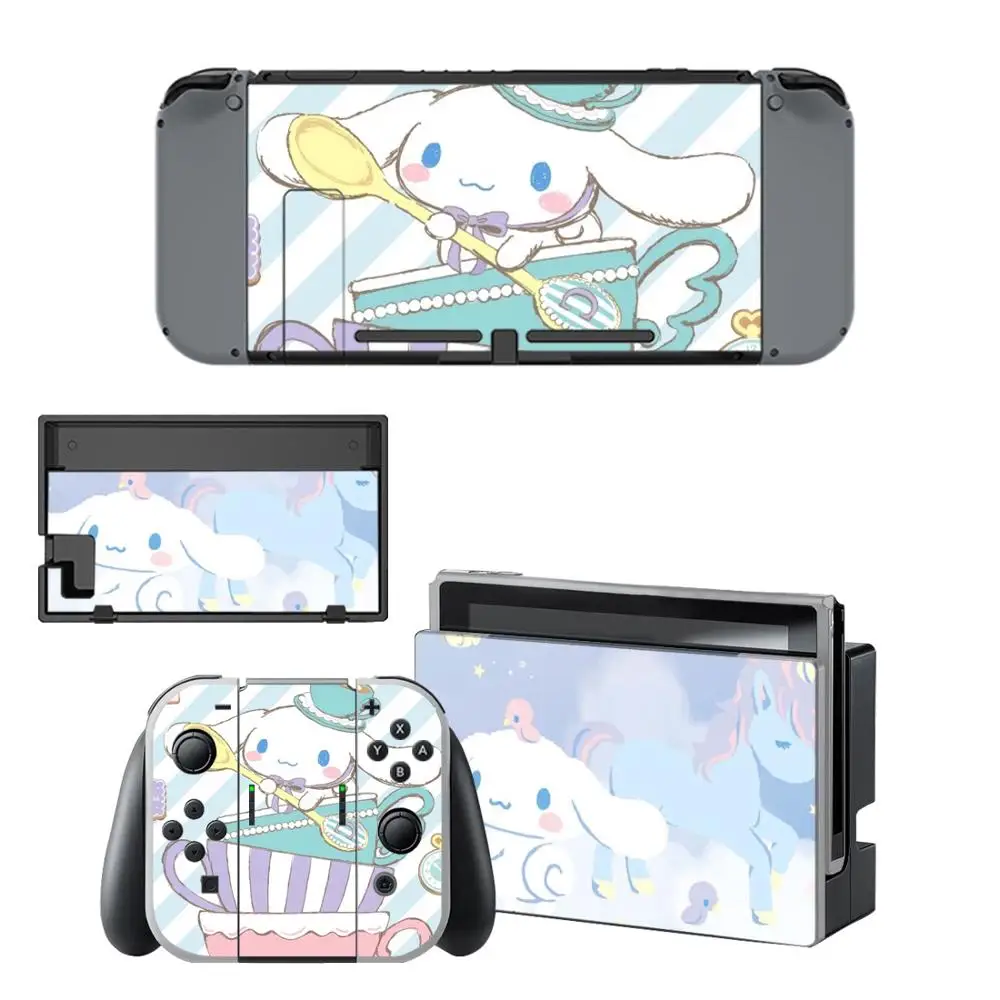 Cinnamoroll виниловая наклейка на переключатель для nintendo Switch полный набор лицевой