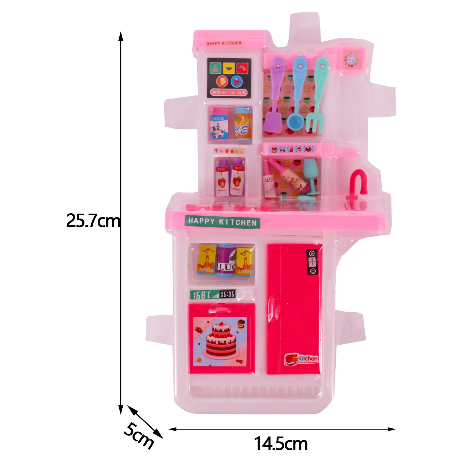 

Barbies Popular doll House Kitchen Accessories Blister Fashion DIY Game Set 1/6 BJD Popular Accessories Toys For Children