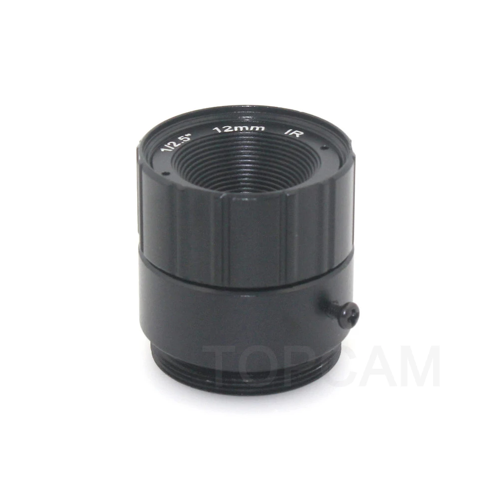 Объектив видеонаблюдения 3 мегапикселя 12 мм CS IR Fixed 1/3 &quotF1.6 для камеры