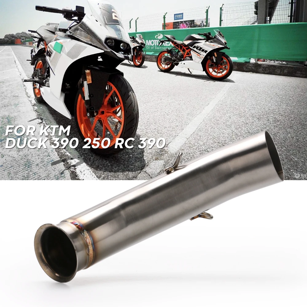 Для KTM аксессуары для мотоциклов DUKE 390 250 125 промежуточная выхлопная труба