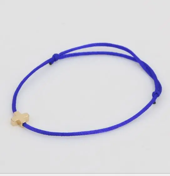 1 шт простой крест браслет из Красной Нити Регулируемый плетение Лаки макраме