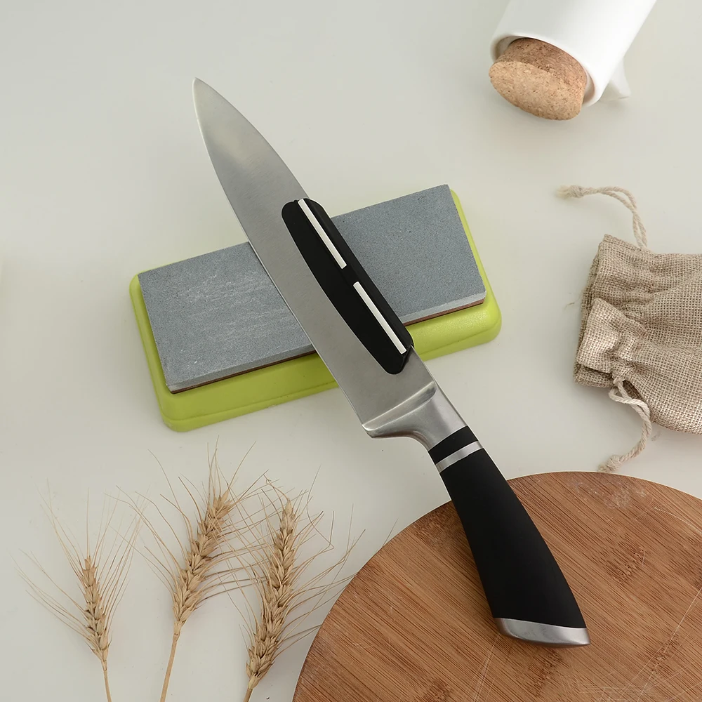 Профессиональная точилка для ножей 2-в-1 точильный камень Система шлифовки с