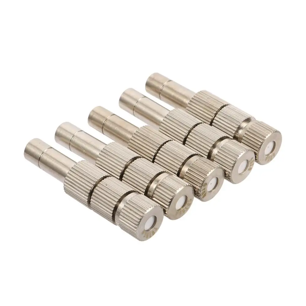 6mm Metal Low Pressure Quick-connect Misting Nozzle With Filter inside 0.2/0.3/0.4/0.5/0.6mm Orifice Cooling Irrigation Sprayer | Дом и сад