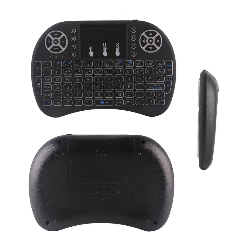 Мини клавиатура i8 Беспроводная с подсветкой 2 4 ГГц тачпад|Пульты ДУ| |