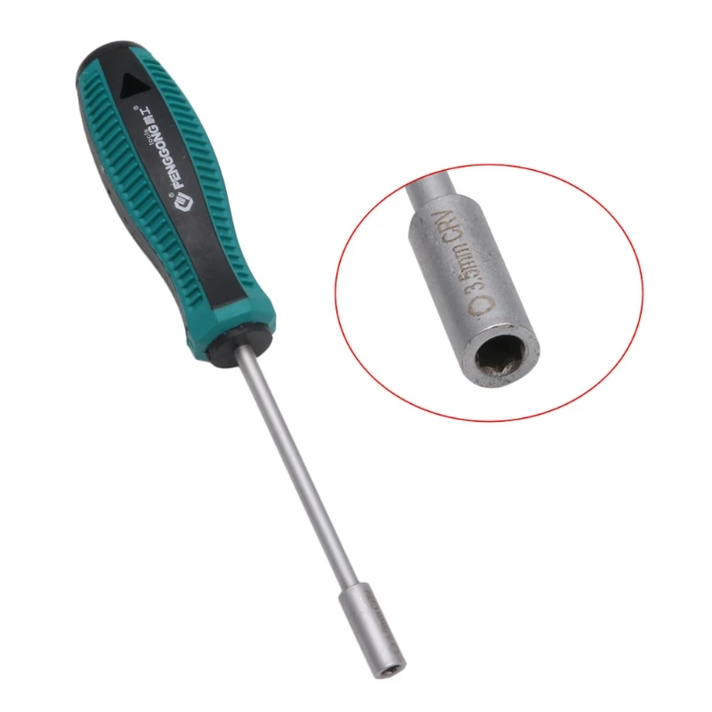 

Metal Socket Driver Wrench Screwdriver Hex Nut Key Nutdriver Hand Tool 14mm