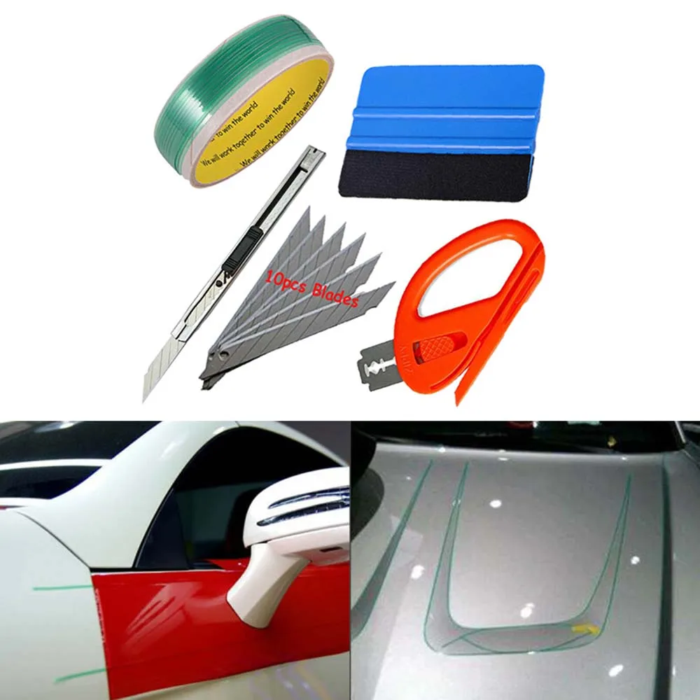 

10 Blades Replacement Blades Car Wrapping Tools Knifeless Finish Line Tape Films AT004A