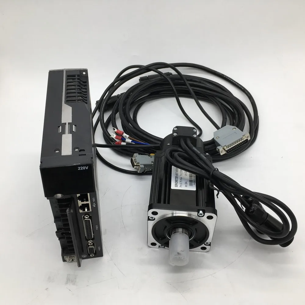 Дешево! Высокий крутящий момент! Привод серводвигателя переменного тока 750 Вт с