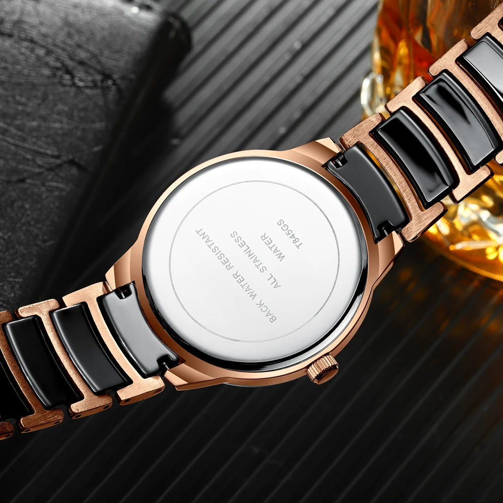 TEVISE кварцевые мужские часы модные черные повседневные календарь Авто наручные с