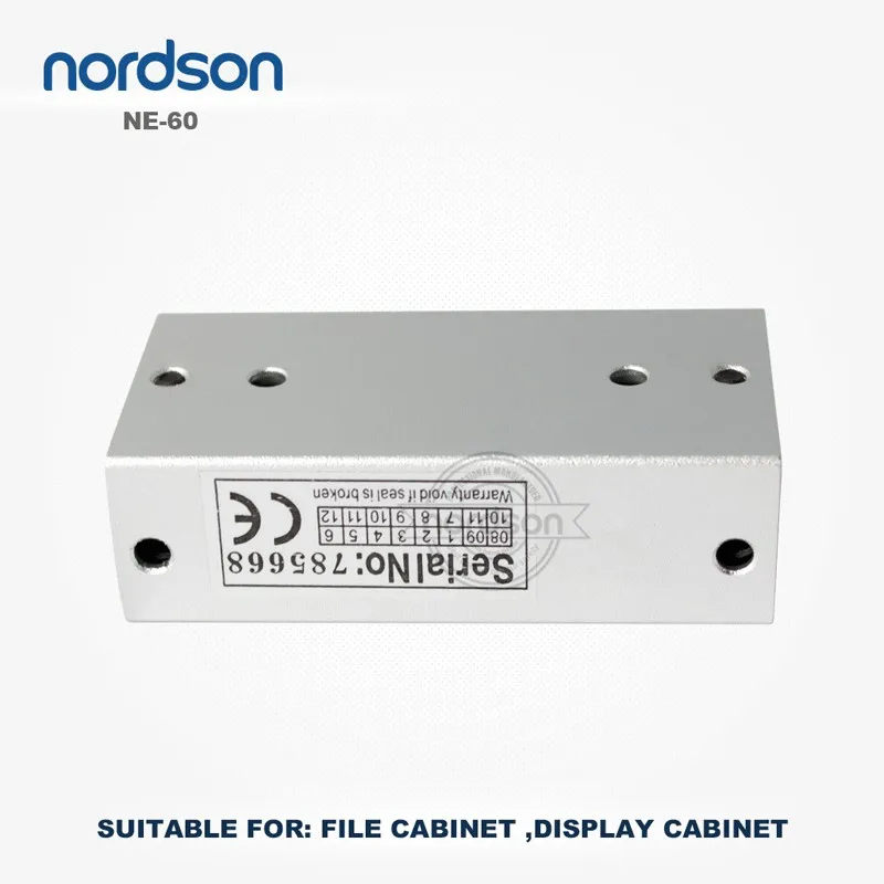 

Access Control Mini 60KG/120Lbs Electric Cabinet Magnetic Lock Safe Door/ Locker/Drawer Electromagnetic lock with L BracketAcce