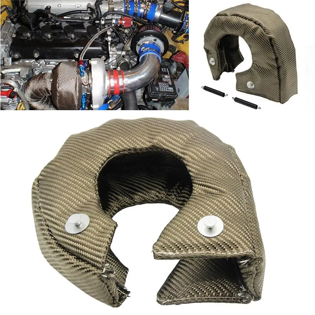 

T3 T25 Car Turbo Protection Blanket Heat Shield Barrier Turbocharger Wrap Cover reduces turbo lag increases turbo spool time