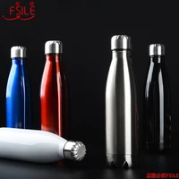 3505007501000ml bpa free thermos double insulated airless bottle 304 stainless steel water bottle outdoor sports bottle
