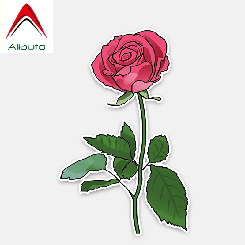 Автомобильные наклейки с цветами Aliauto Красивые розы декоративные аксессуары