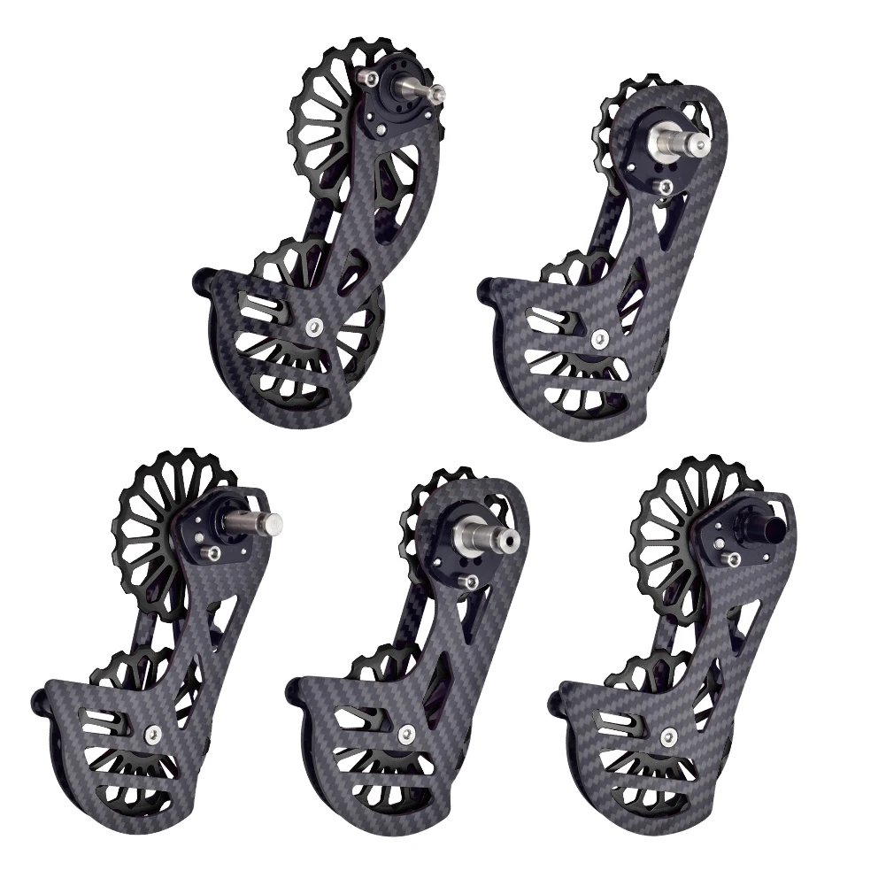 

Велосипедный переключатель 13T/17T задний переключатель передач из углеродного волокна, керамический подшипник, направляющее колесо, велосип...