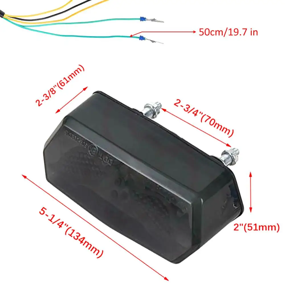 Интегрированный Светодиодный стоп сигнал для мотоцикла задний светильник Honda Grom