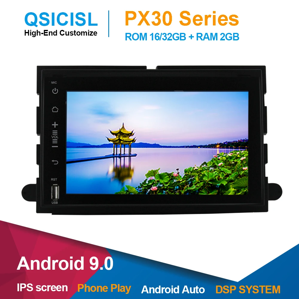 

Android 9.0 IPS 7" car radio multimedia player for Ford F-150 No DVD 2004-2008 head unit 2 din gps navigation multimedia stereo