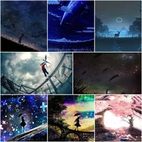 diy landscape 5d diamond painting the most beautiful moment in the night sky custom all square diamond embroidery kit gift