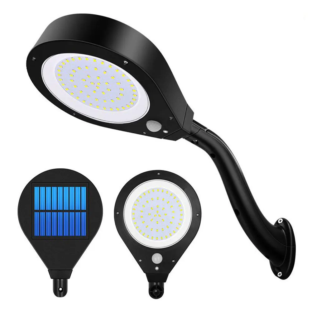 

Solar Lights Outdoor LED Adjustable Heads Lamp Waterproof Flood Light Motion Sensor Security Lighting For Garden Patio Path