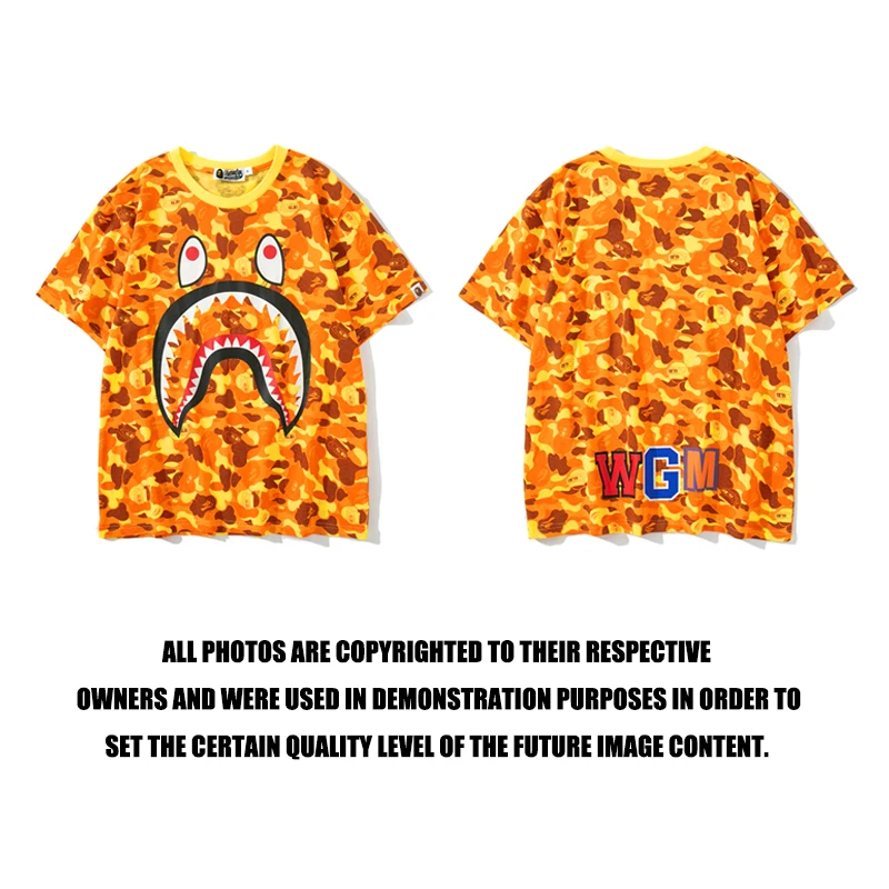 

Orange Camouflage T-shirt M~3XL