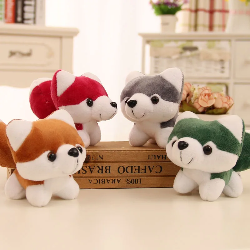 Собака Хаски плюшевые игрушки собаки кукла собачий брелок игрушки|Плюшевые