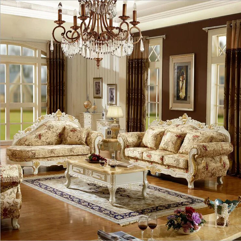 

living room furniture modern fabric sofa European sectional sofa set 10247