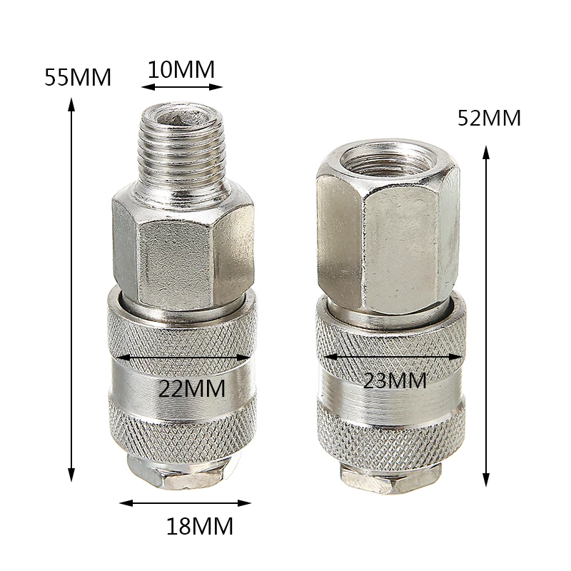 2 шт. евро воздушный шланг быстрая муфта компрессора соединители женские