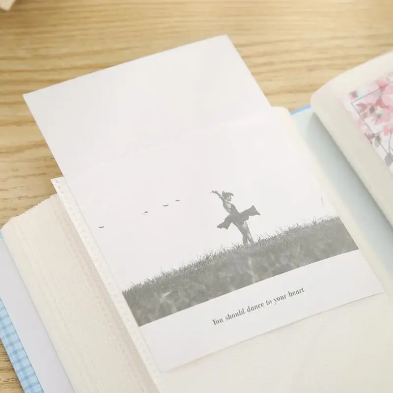 4D вставка суперпластиковые фотографии альбом книга легкий и нежный простой и благородный стиль интерстициальный фотоальбом чехол