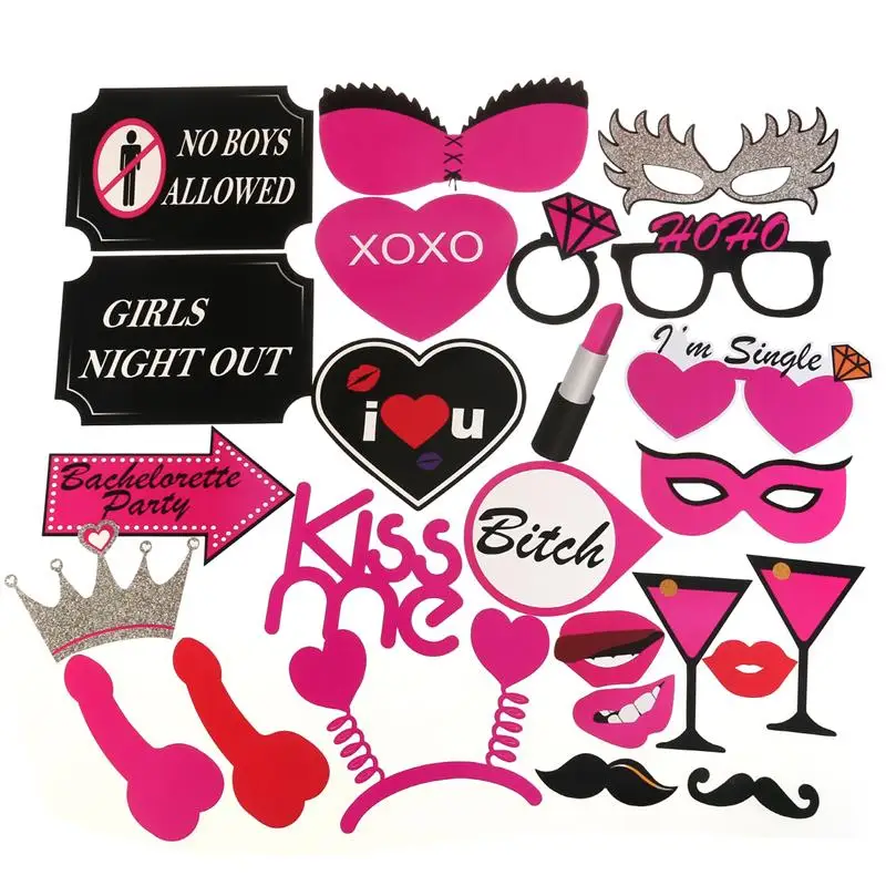 Девичник реквизит для фотостудии вечеринки аксессуары девичника с