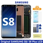 ЖК-дисплей для SAMSUNG Galaxy S8 G950, экран с дигитайзером без сгорания теней и мертвых пикселей, детали для Samsung S8 Plus G955
