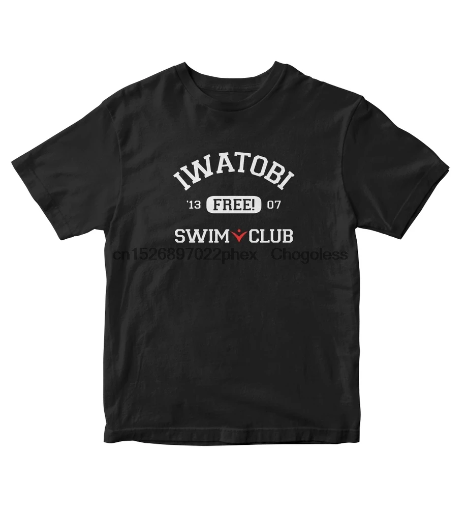 Iwatobi плавающий клуб свободная Аниме Манга футболка A303|Мужские футболки| |