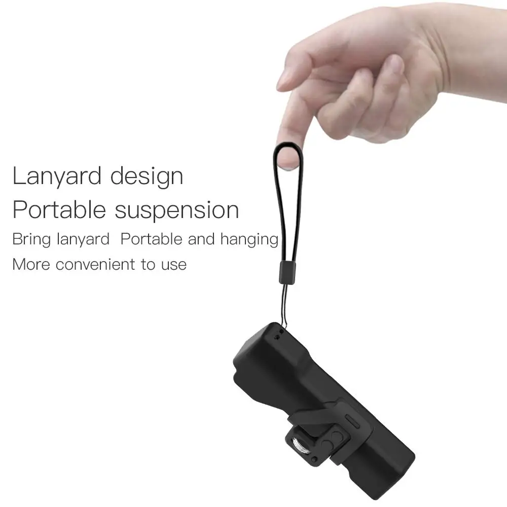 DJI OSMO Pocket Case Portable Storage Bag Buckle Box Osmo Controller Wheel Protective Cover w/ Sling Strap Lanyard |