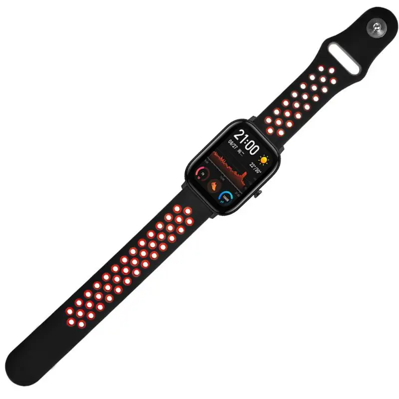 1 шт. мягкий силиконовый ремешок для часов Ремешок Для Xiaomi Huami Amazfit GTS/GTR 42 мм часы