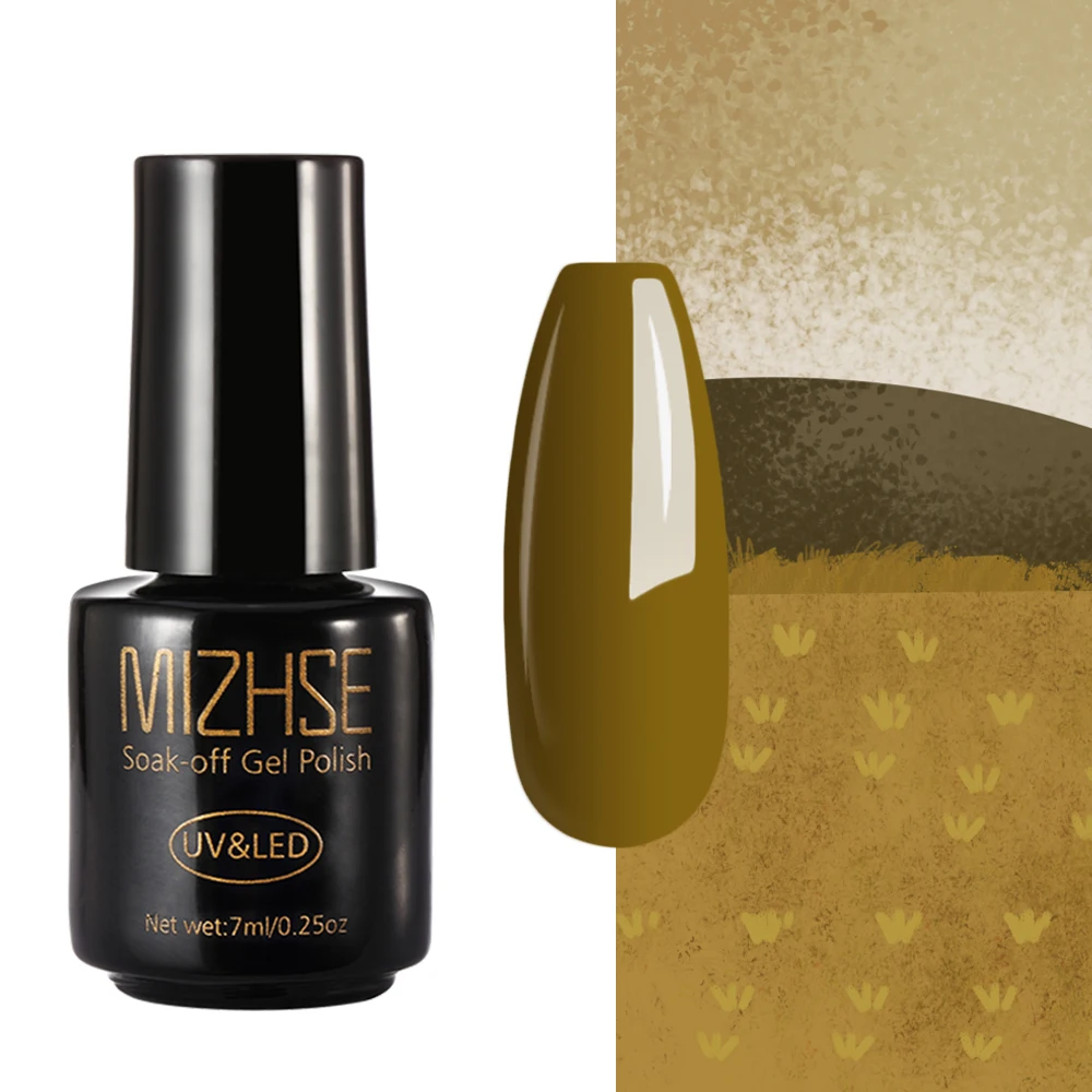 YCH006 MIZHSE Гель-лак для ногтей масло Esmalte Permanente гель UV Y Led Gellak Фиолетовый Белый Черный чистый цветной Гель-лак для ногтей основа для ногтей - Цвет: YCH006