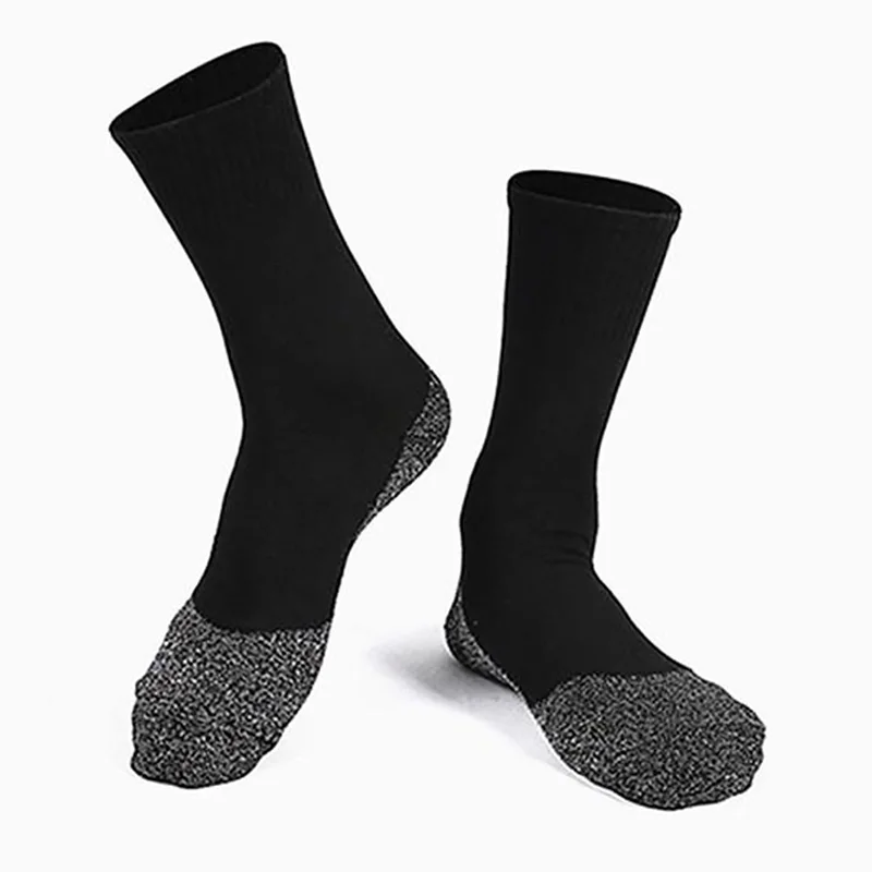 1Pair Winter Thermal Heated Socks Aluminized Fibers Elastic Thicken Women Men Tube Socks Ski Moisture Floor Sleeping Socks