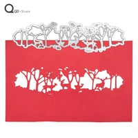 scrapbooking childrens puzzle forest deer metal cutting dies handmade tools diy card make mould model craft decoration new 2021
