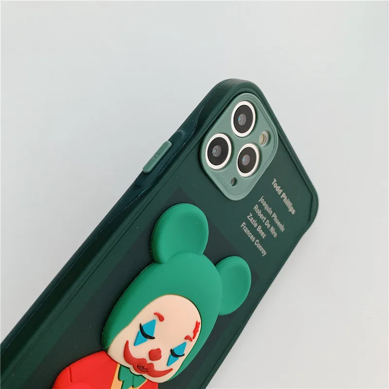3D Cute Makeup Girl Phone Case For iPhone 12 11 Pro Max SE2020 7 8 Plus XR XS Max Cartoon Stereo Baby Joker Soft Silicone Cover images - 6