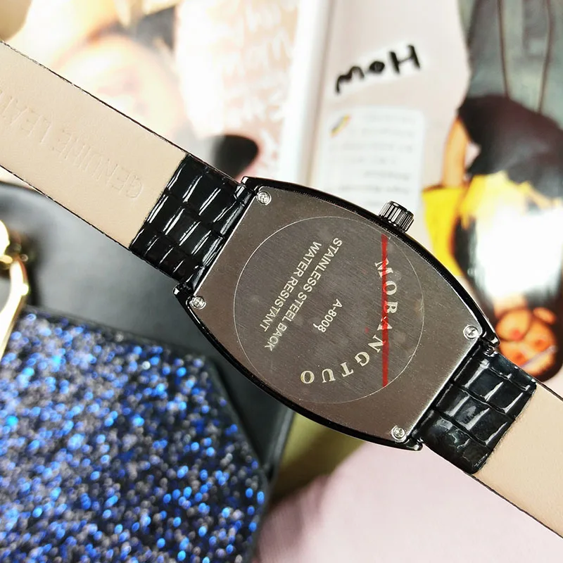 

Fashion Black Women Watches Luxury Brand Ladies Watch Quartz Bracelet Crystal Leather Watch Woman Female Clock Relogio Feminino